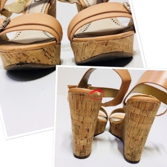 Circus by Sam Edelman Sawyer Wedge Beige Size 9 - Picture 6 of 8